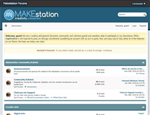 Tablet Screenshot of makestation.net